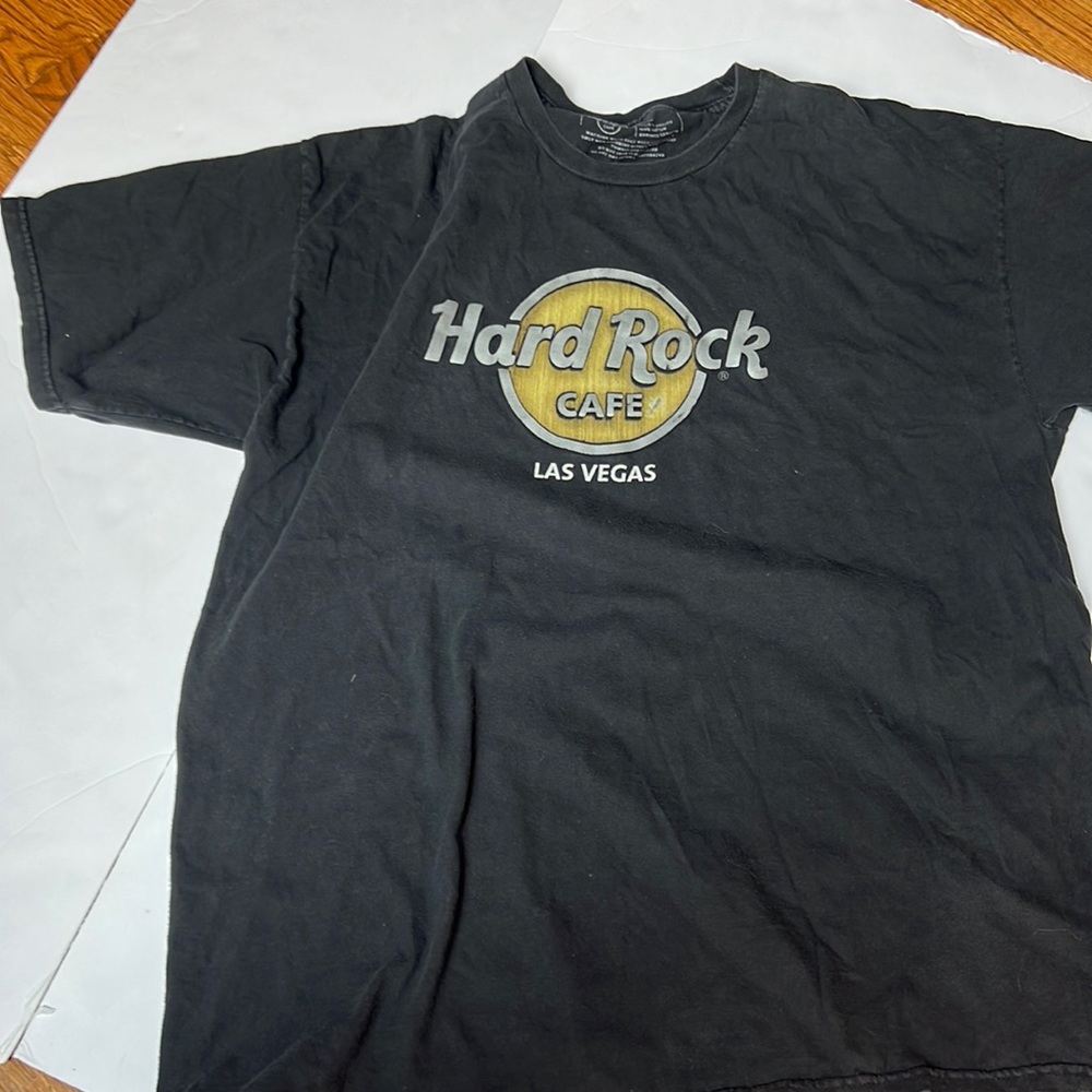 Vintage HARD ROCK CAFE - Las Vegas black tshirt - XL